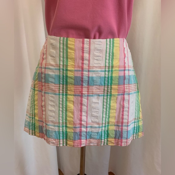 Lilly Pulitzer 100% cotton mini skirt with back zipper - Picture 1 of 8